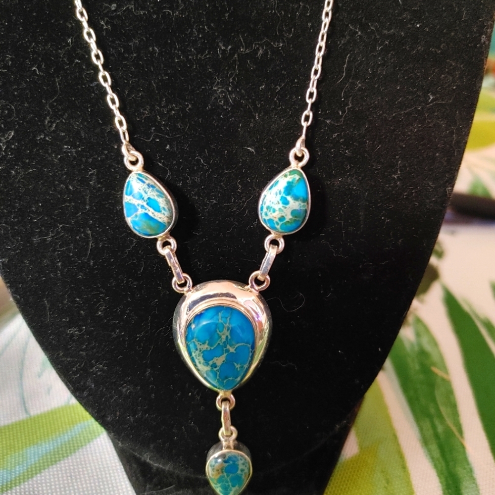 Sea sediment Jasper Necklace